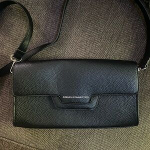 French Connection Pebble Kitty Faux Leather Crossbody Purse